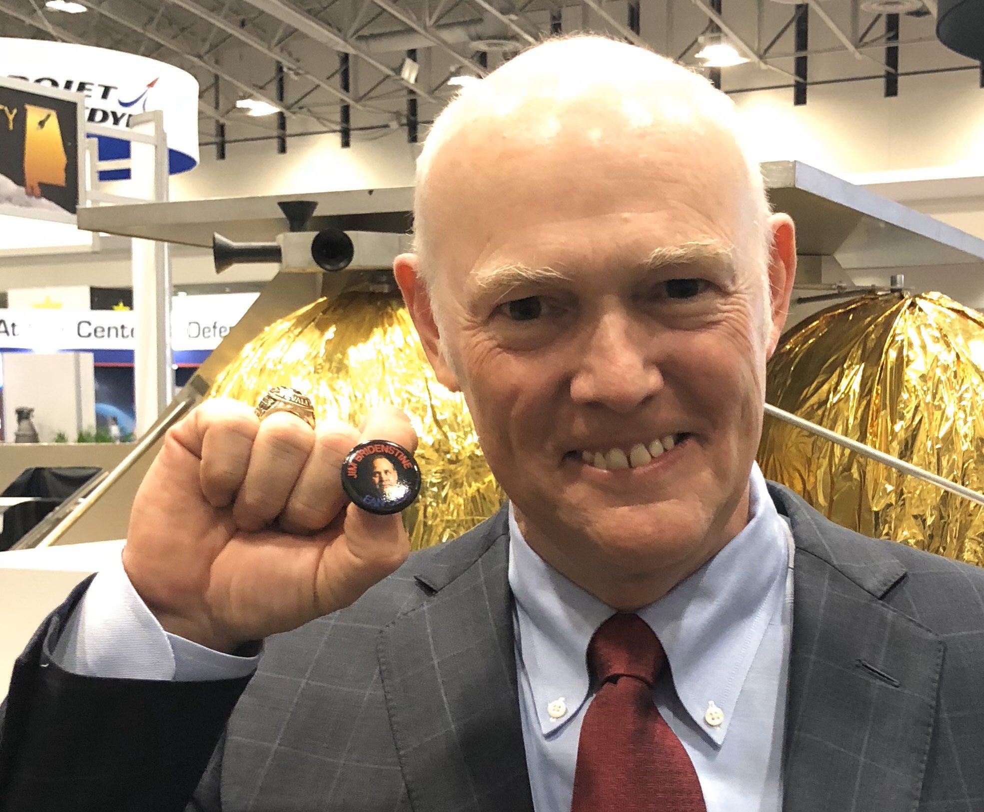 Tory Bruno, CEO, United Launch Alliance with JBFC Pin